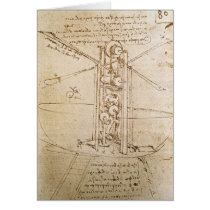 Design for Flying Machine Greeting Card