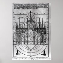 Design for Milan Cathedral Print