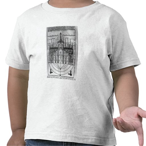 Design for Milan Cathedral T-shirts