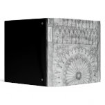 Design for the rose window and gallery of vinyl binder