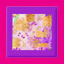 Design in Gold and Purple Refrigerator Magnets Design in Gold and Purple Refrigerator Magnets