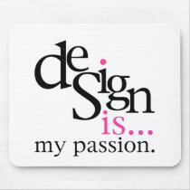 Design is... (pink) mouse mats