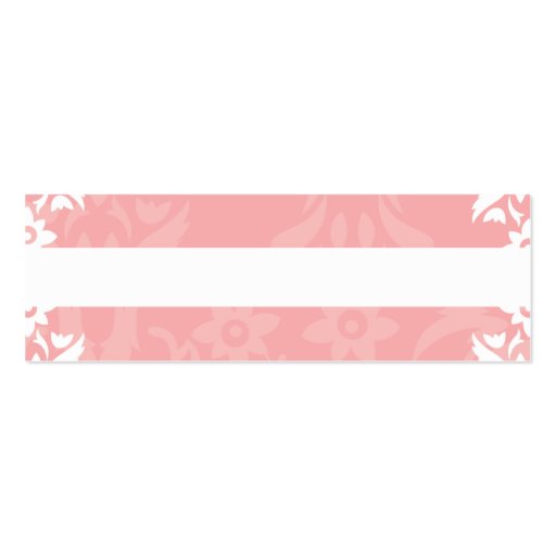 Design No.1 Place Card - PINK Business Card Templates (front side)