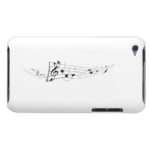 Design Of A Twisting Musical Score Case-Mate iPod Touch Case
