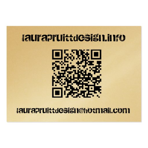 Design QR Card 3.5 by 2.5 Business Card Template (back side)