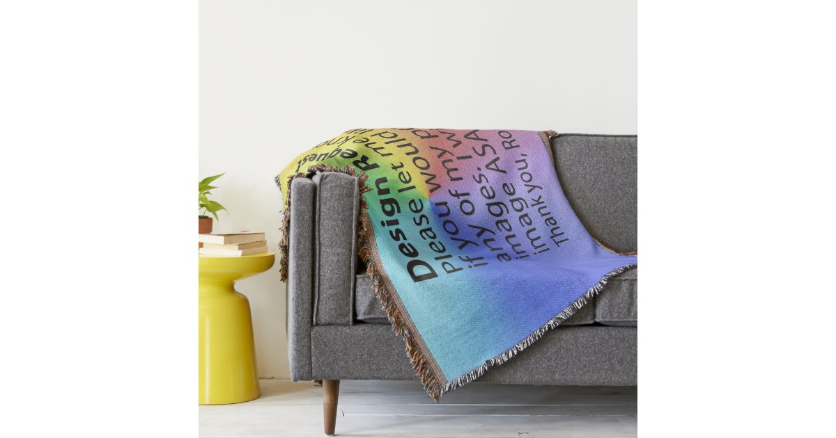 Design Request Throw Blanket Zazzle
