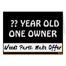 Design Your Birthday Sign Greeting Card