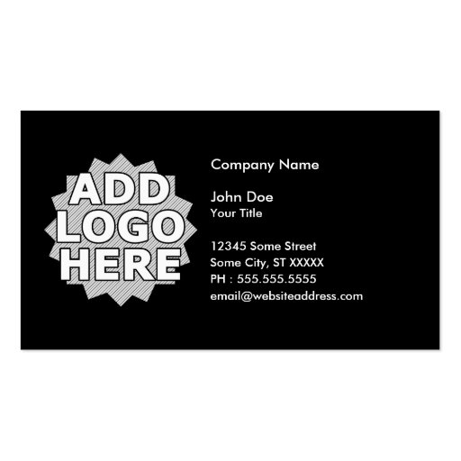design your own business card template (front side)