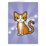 Design Your Own Cartoon Cat Card