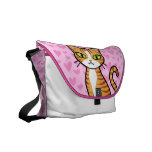 Design Your Own Cartoon Cat (love hearts) Commuter Bag