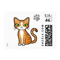 Design Your Own Cartoon Cat Postage