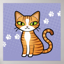 Design Your Own Cartoon Cat Print