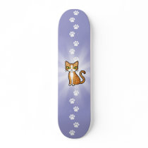 Design Your Own Cartoon Cat Skate Boards
