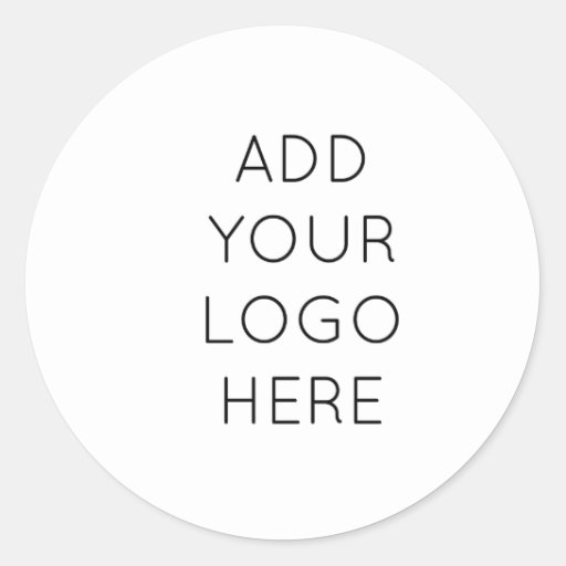 Design Your Own Custom Personalized Logo Image Classic Round Sticker