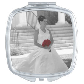 Design Your Own Custom Photo Square Compact Mirror