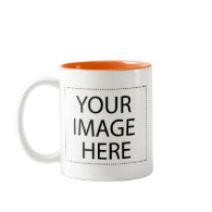 Design Your Own Custom Printed Coffee Mug Orange