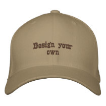 Design your own embroidered hat