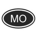 MO Montana Euro Style Oval Sticker