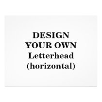 create, your, own, letterhead, horizontal, make, design, template, Papel de cartas com design gráfico personalizado