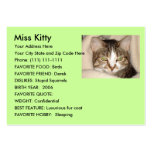 Design your own pet card business card template