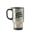 DESIGN YOUR OWN! PHOTO or LOGO TRAVEL COFFEE MUG