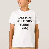 create, your, own, t-shirt, kids, make, design, template, T-shirt/trøje med brugerdefineret grafisk design