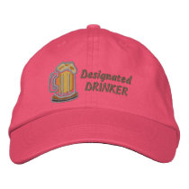 Designated Drinker Embroidered Baseball Cap