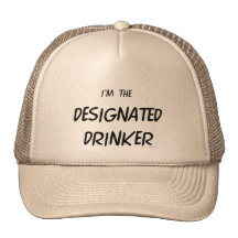 Designated Drinker Trucker Hats