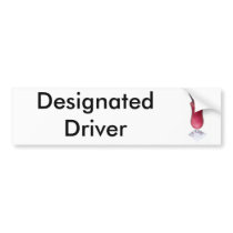 Designated Driver bumper stickers
