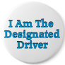 Designated Driver in Blue Button