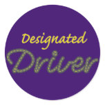 Designated Driver Sticker