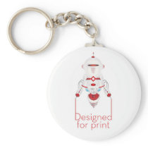 Designed for Print Keychain