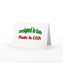 Designed In Italy. Made In USA. cards by claybuster Designed In Italy. Made In USA. cards