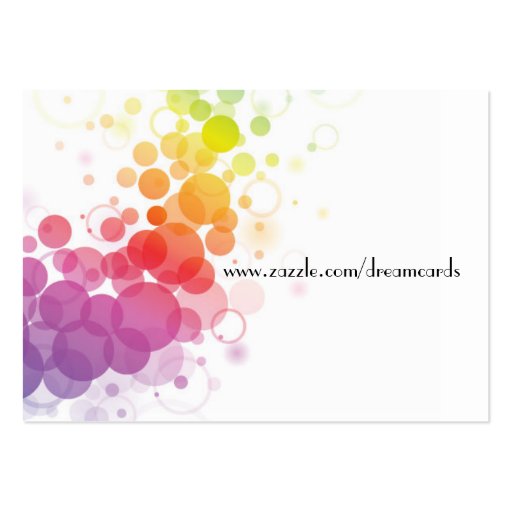 Designer Abstract Profile Cards Business Card Templates (front side)