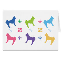 Designer Akita Cards