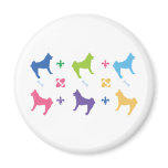 Designer Akita Refrigerator Magnet