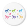 Designer Akita Refrigerator Magnet