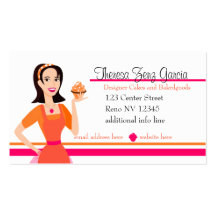 Designer Bakedgoods Business Cards