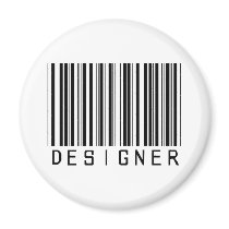Designer Bar Code magnets
