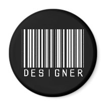 Designer Bar Code magnets