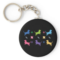 Designer Basset Hound Items Key Chains