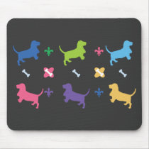 Designer Basset Hound Mousepad