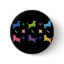 Designer Basset Hound Print Buttons