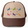 Designer Basset Hound Print Hats