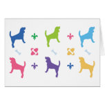 Designer Beagle Print cards