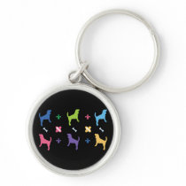 Designer Beagle Print Key Chains