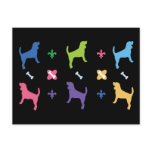 Designer Beagle Print Postcard