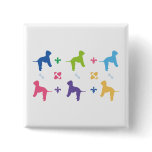 Designer Bedlington Terrier Buttons