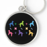Designer Bedlington Terrier Key Chain
