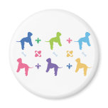 Designer Bedlington Terrier Refrigerator Magnets